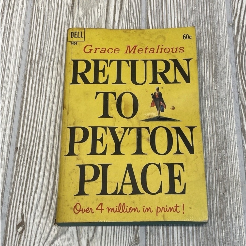 Return to Peyton Place Grace Metalious Dell 7404 Vintage 1964 Paperback Book